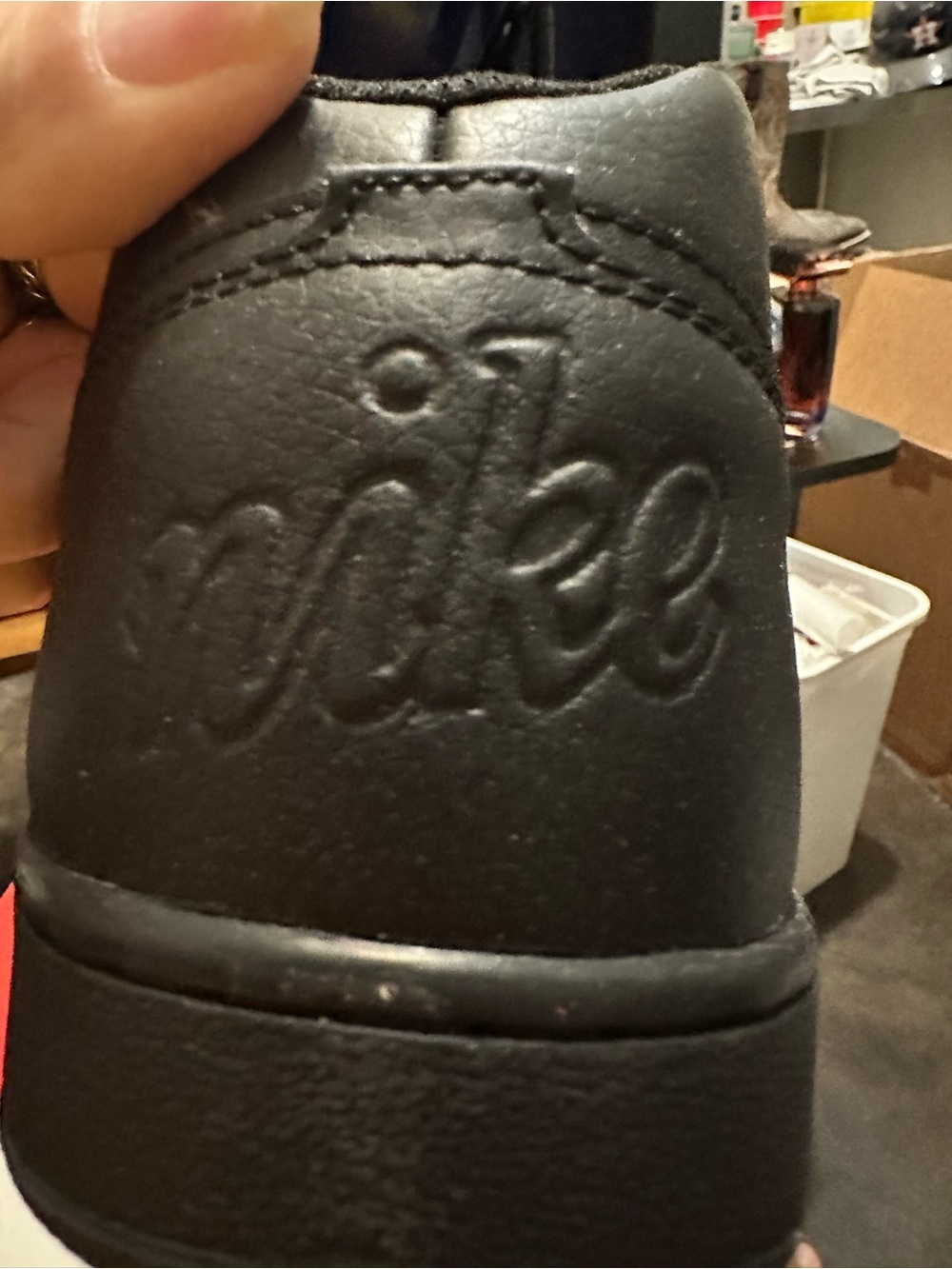 Nike Ebernon Low Black Sneakers - Picture 3 of 6